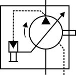 manual pump control symbol