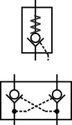 Check valve symbols