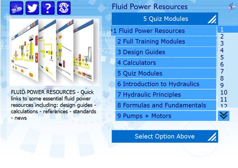 fluid power app screen