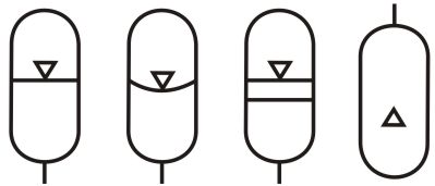 hydraulic accumulator symbol