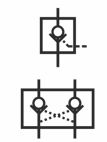 PO check valve symbols