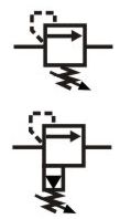 pressure relief symbol